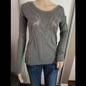 Express Open Stitch Sweater